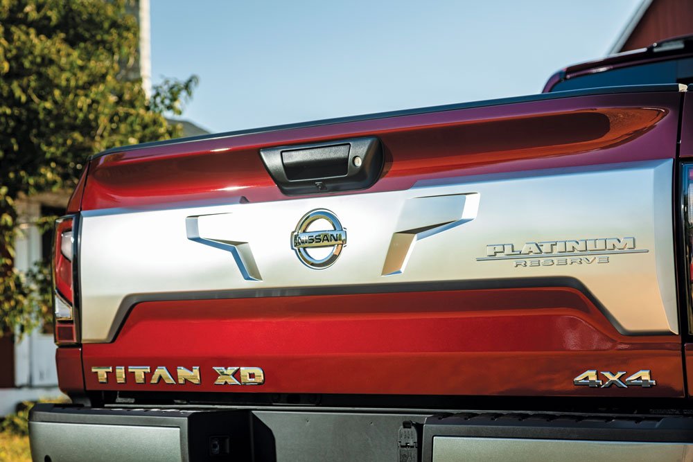 The Platinum Reserve trim level on the Titan XD 