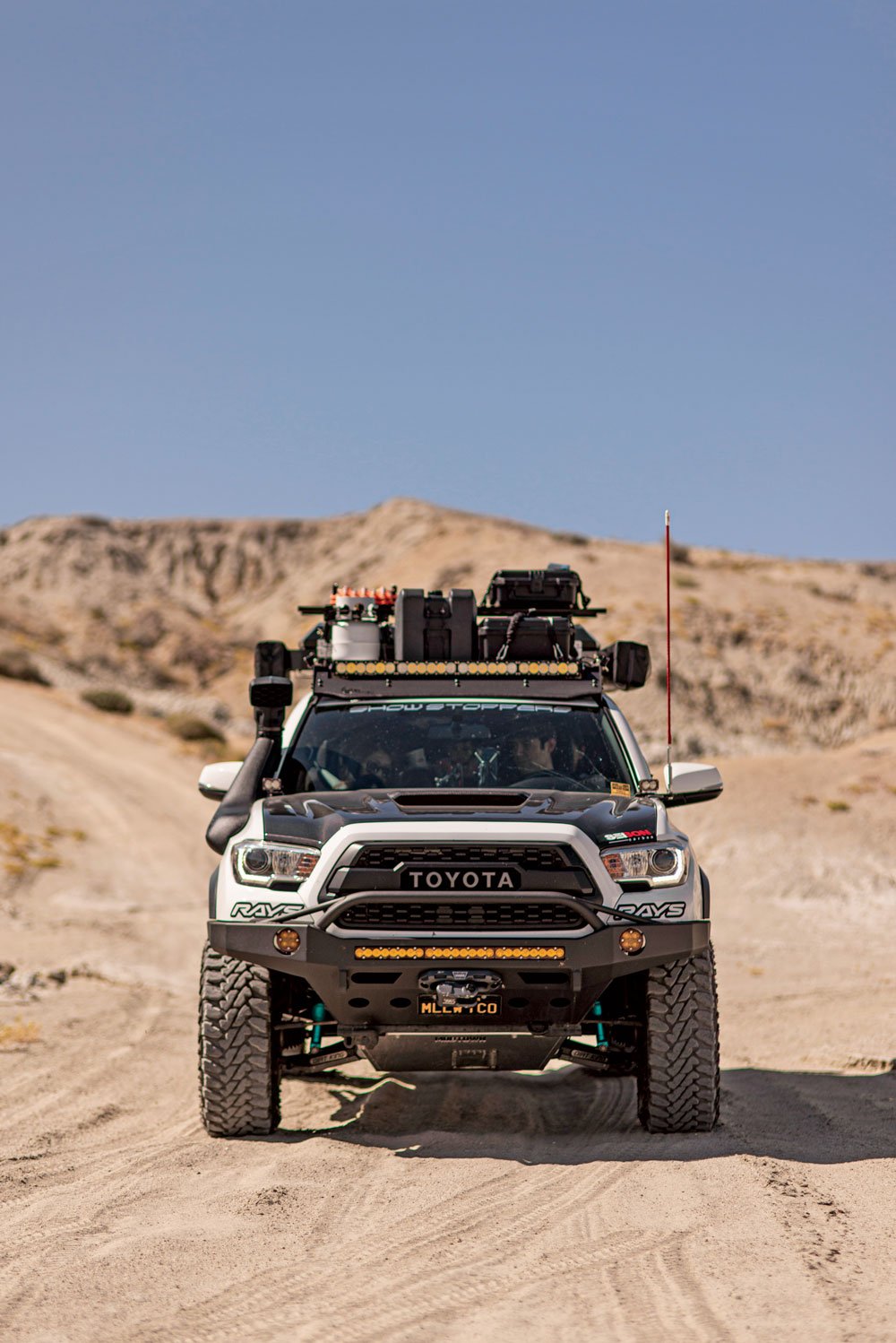 Toyota Tacoma, fully stocked and ready to rock