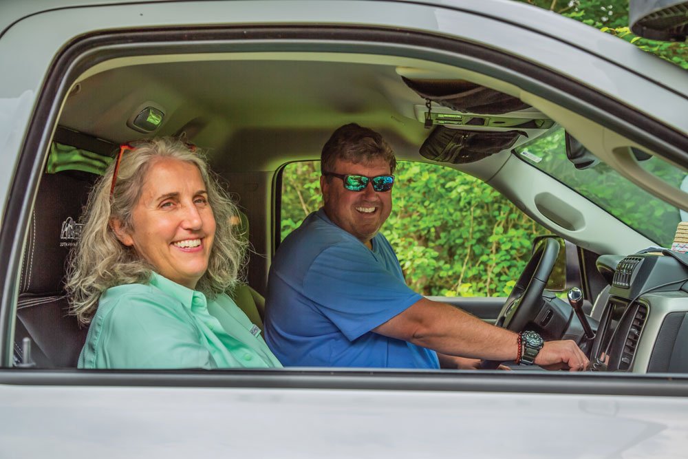 The Stajduhars on an adventure in their AEV Prospector XL