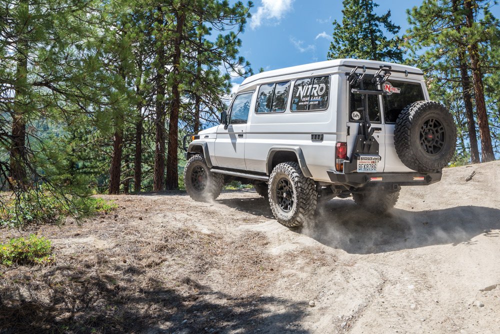 Dirt is no problem for this Trakka Troopy