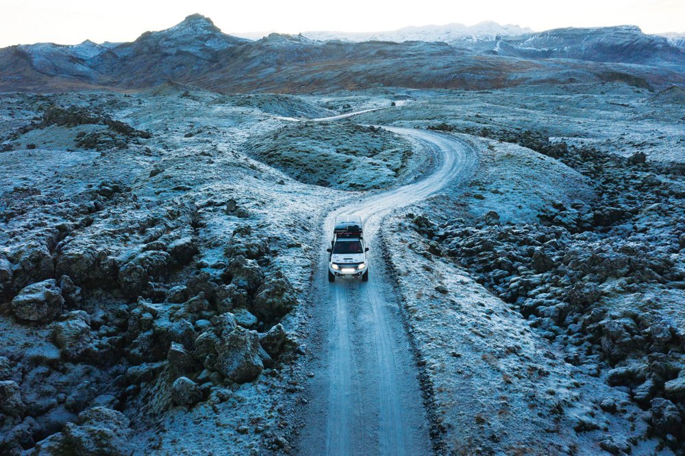 Driving "White Rhino," a 2015 Toyota Hilux, through the Nordics