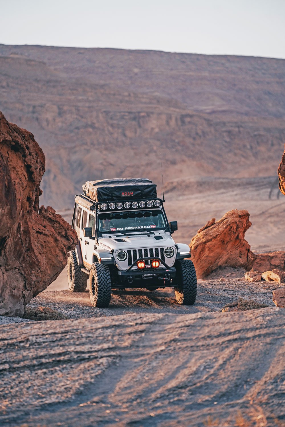 Jeep Wrangler JLU maneuvers easily in any terrain