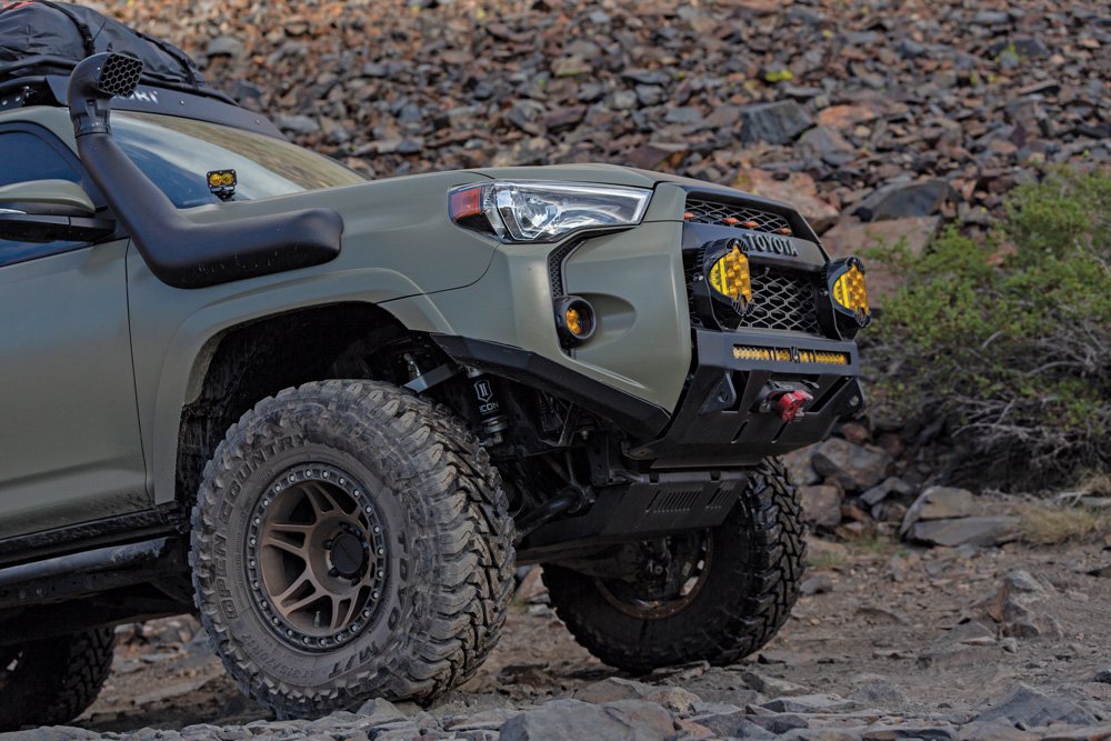 This ride is equipped with a set of Toyo Open Country M/T tires