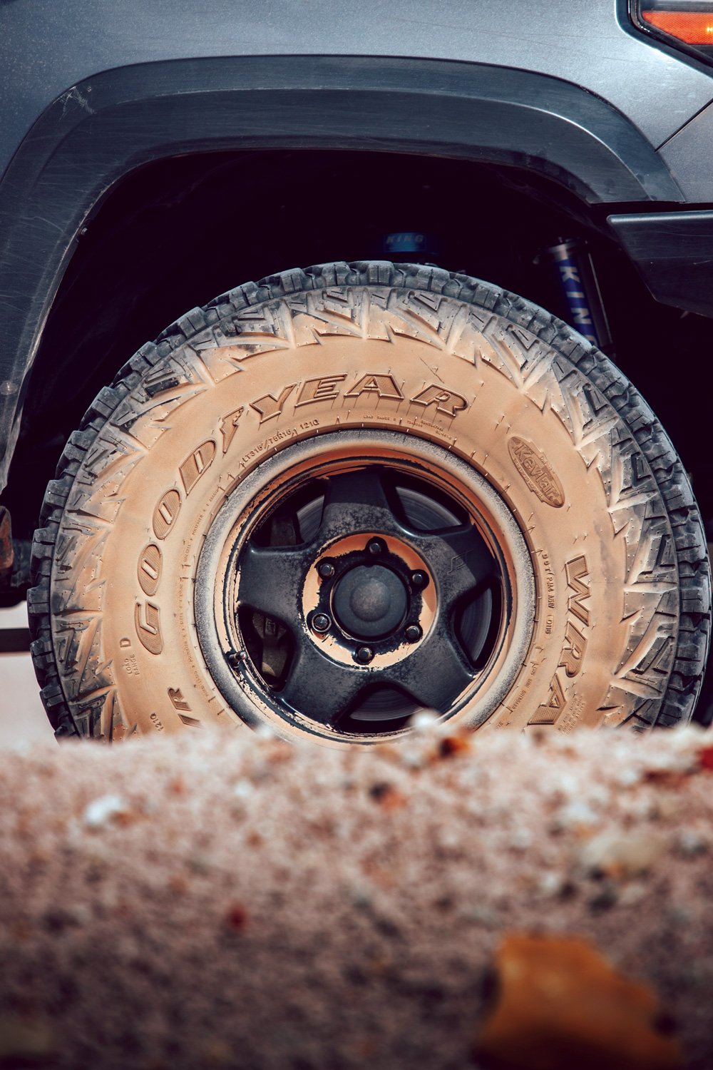 Stealth Custom Series wrapped in Goodyear Wrangler MT/Rs