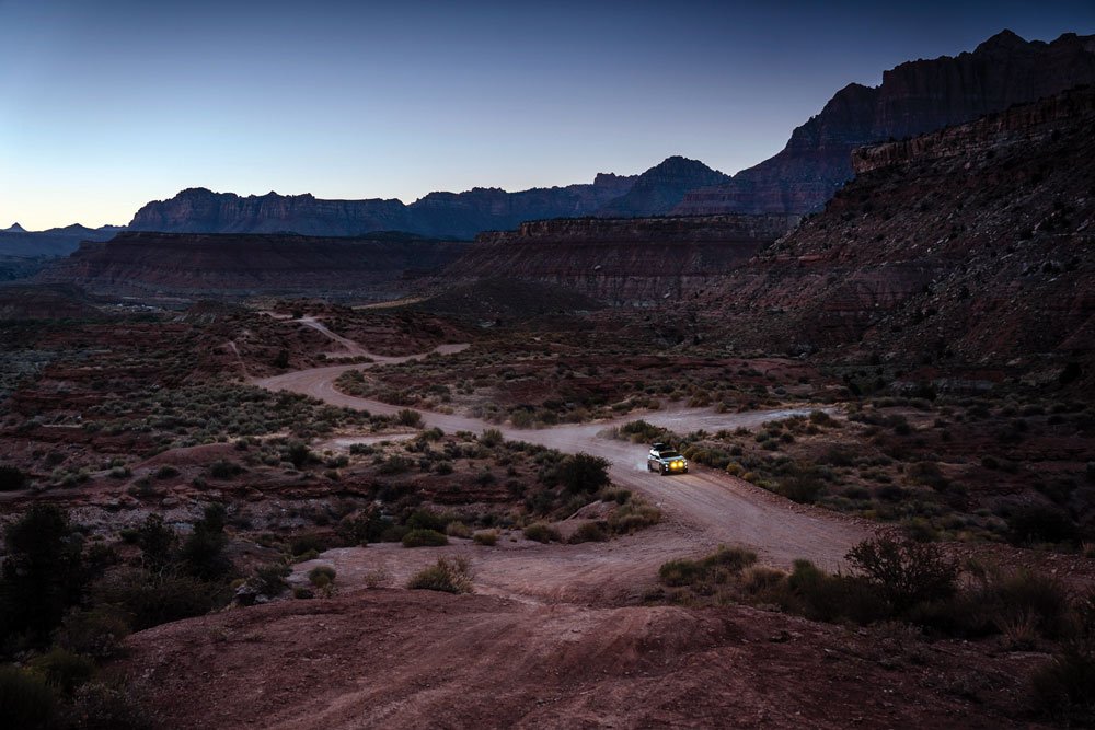 Exploring Utah, the Santa Fe seems right at home amongst the red rock