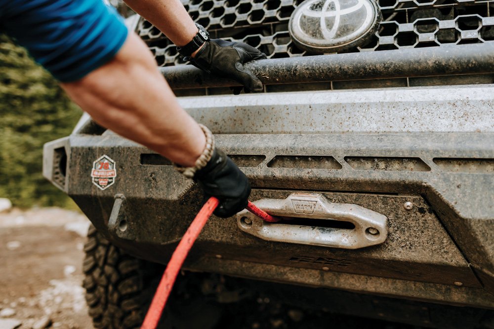 The ability to pull this Tundra out of the mud is essential