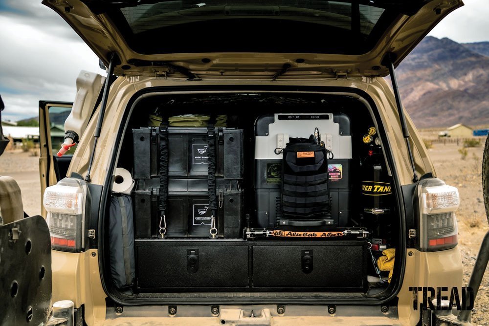 2016 Toyota 4Runner with drawer system and overlanding gear