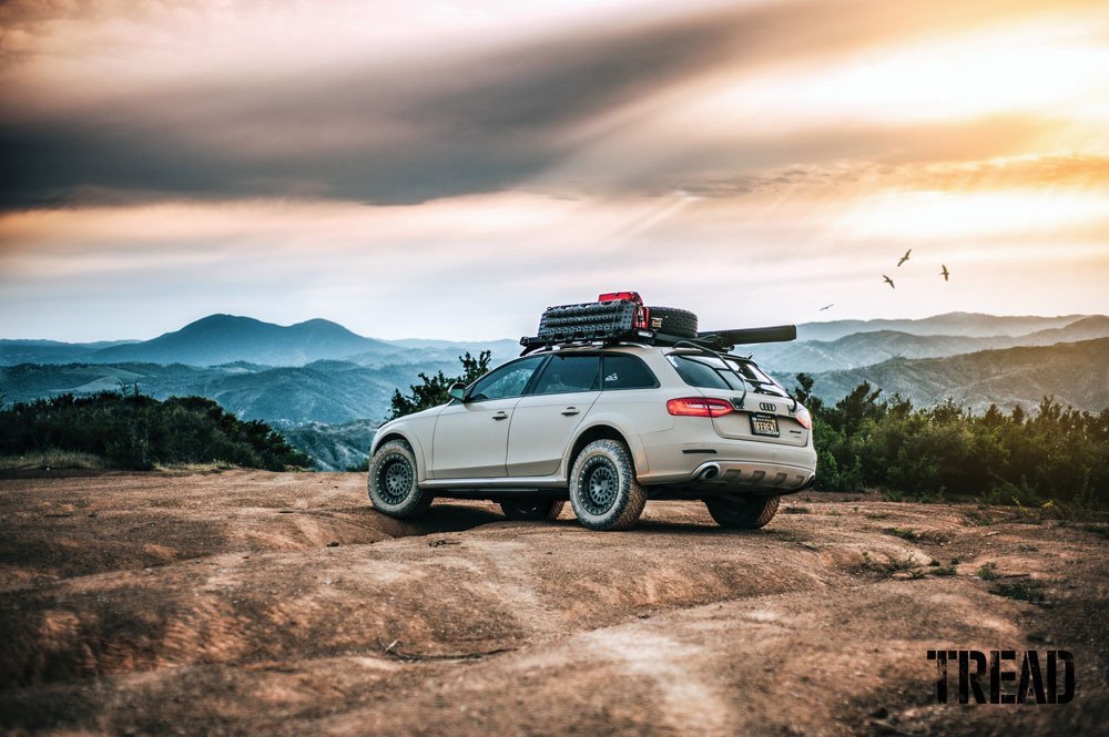 Lifted Audi Allroad off-road