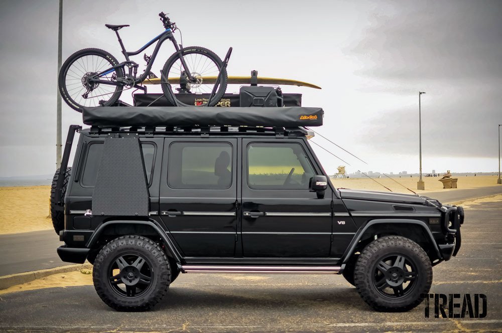 2003 Mercedes-Benz G 500 customized for adventure