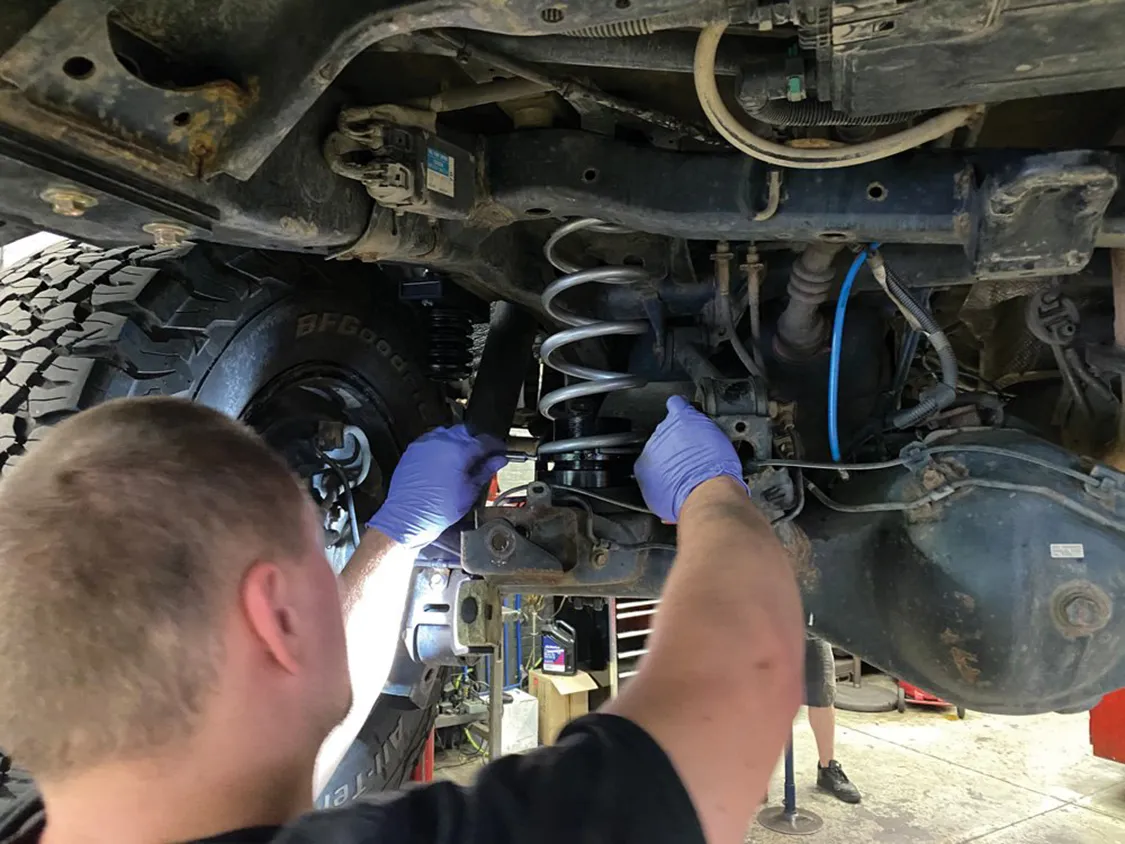 J&J Motors installs the new springs