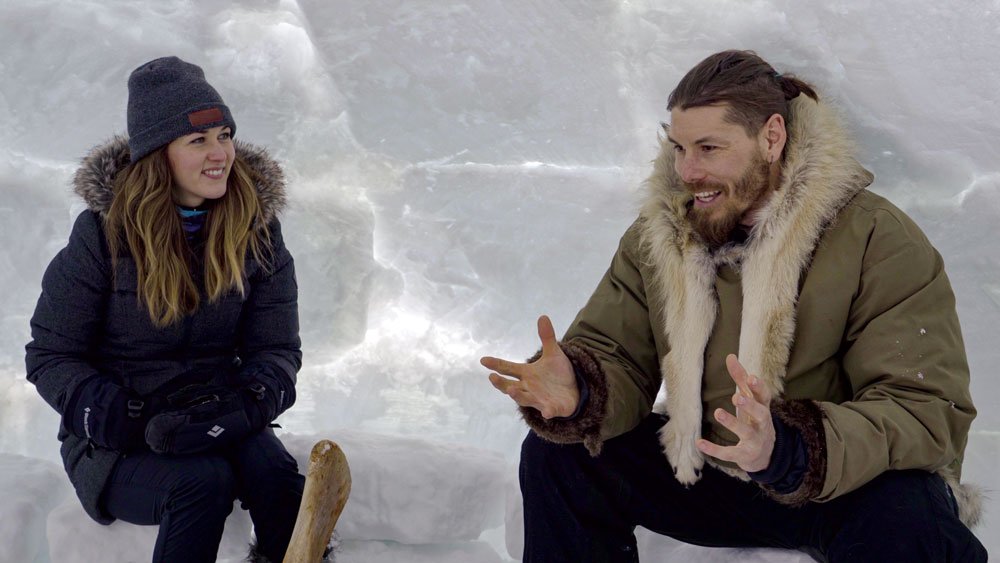 Local guide in Arctic Canada talks about embracing winter in Igloo.