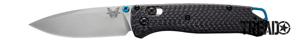 New 2021 Benchmade model 535-3 Bugout knife with carbon fiber handle
