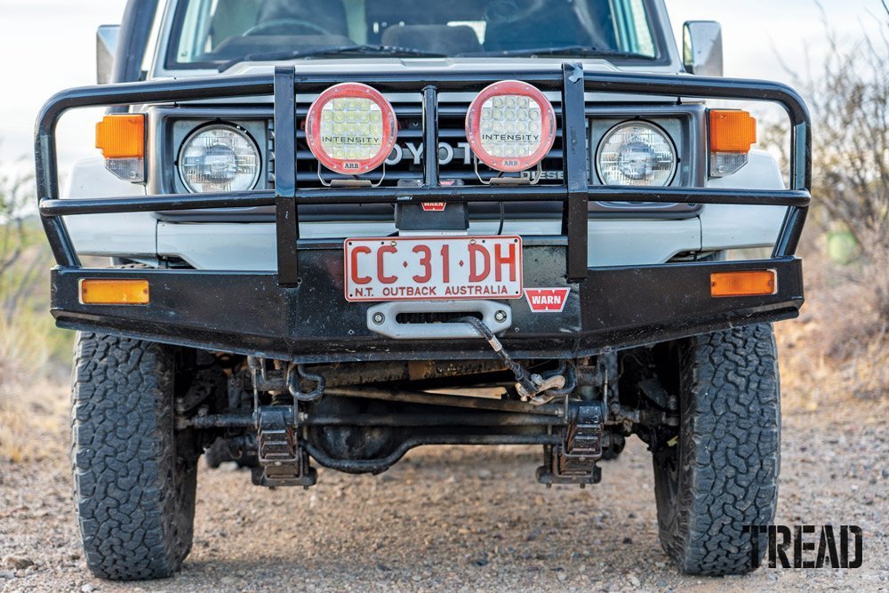 Land Cruiser Troop Carrier with 2-inch lift and BFG tires