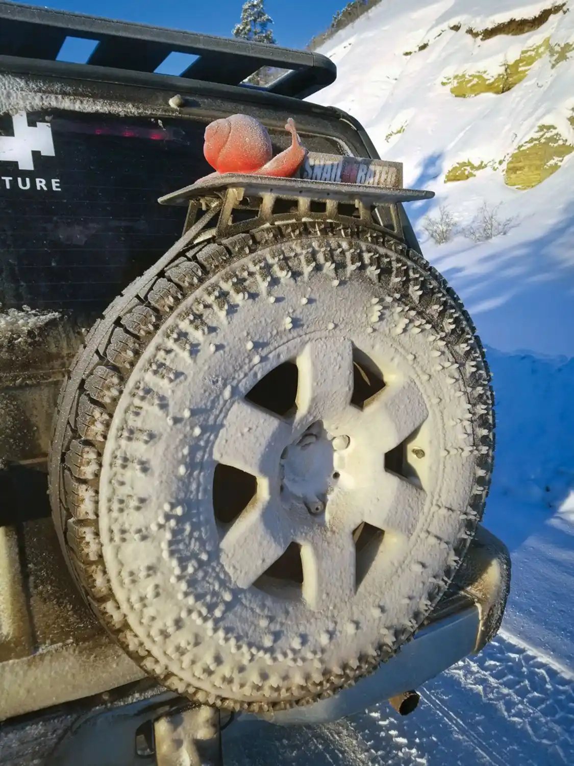 Having reputable tires for cold-weather adventuring is important