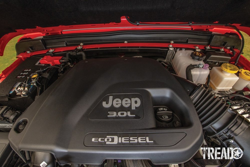 The 3.0L EcoDiesel engine showcases 260 hp and a best-in-class 442 lb-ft of torque.