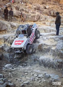 Turner built the rollcage for her dad’s 4Runner last year