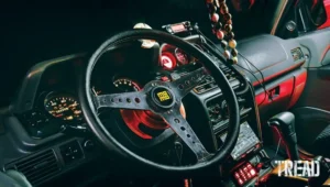 No stone left unturned, even the steering wheel had to be replaced with something custom