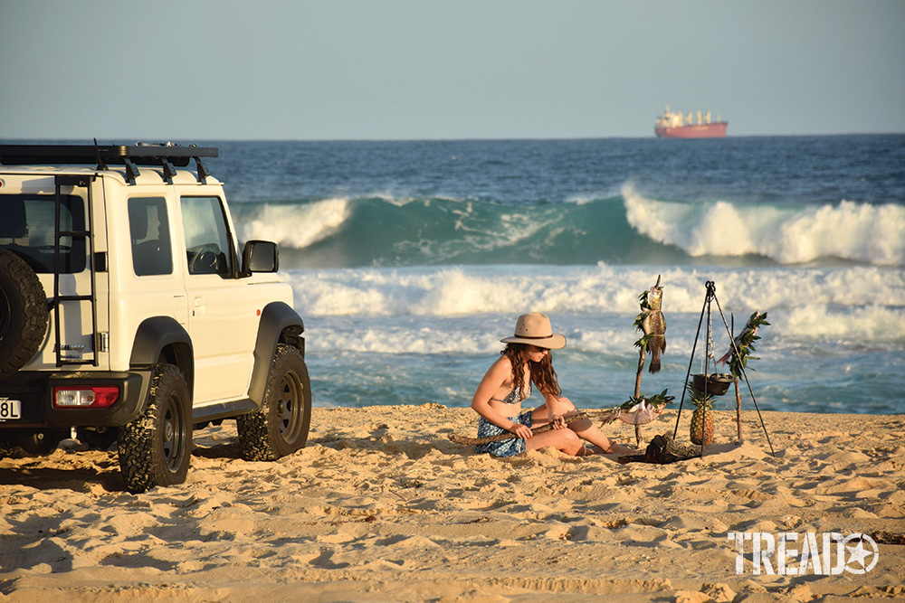 Camp Cooking on the Beach