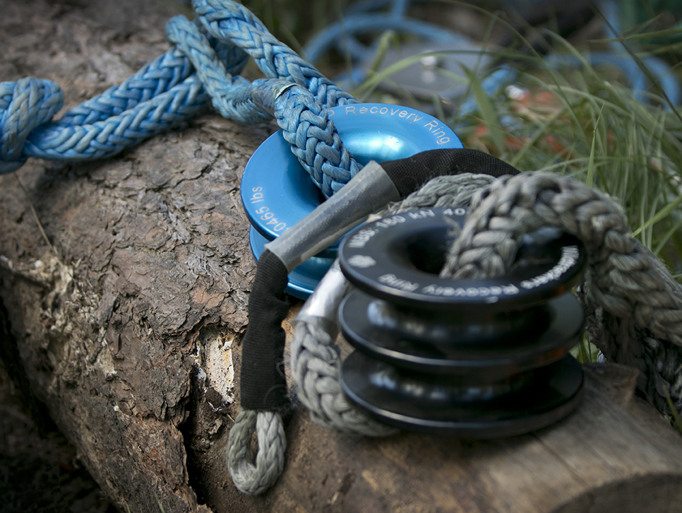 blue recovery ring and soft shackle