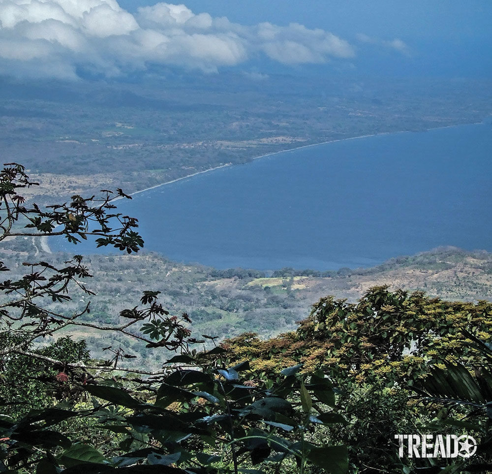 The stunning coastline of Nicaragua.