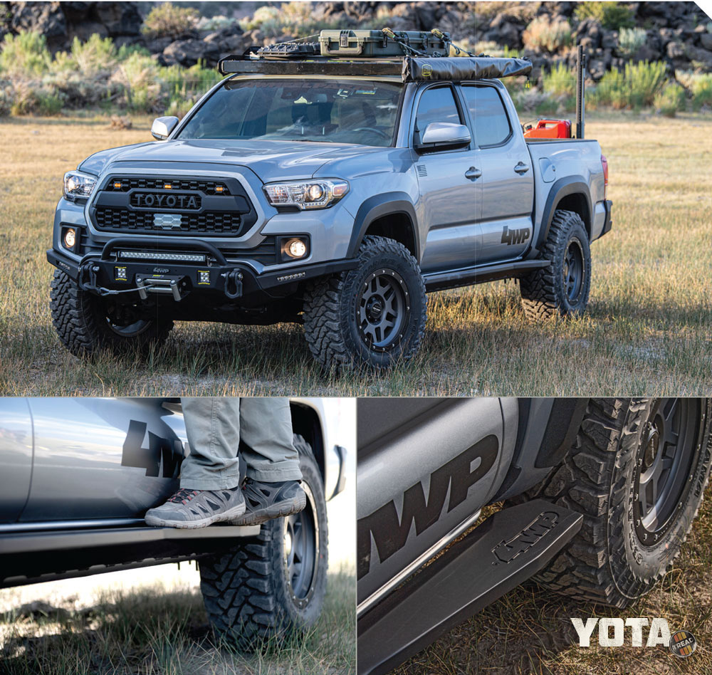 4 Wheel Parts Factory / Tacoma Sliders with Rear Kickouts