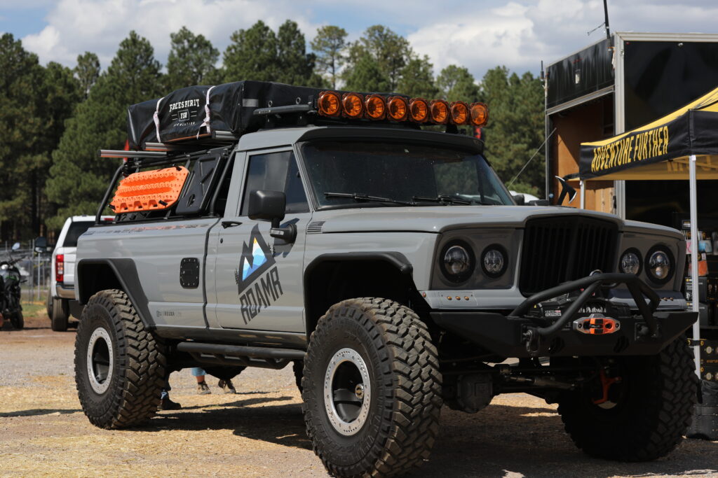 Gray Roamr truck at Overland Expo West 2021