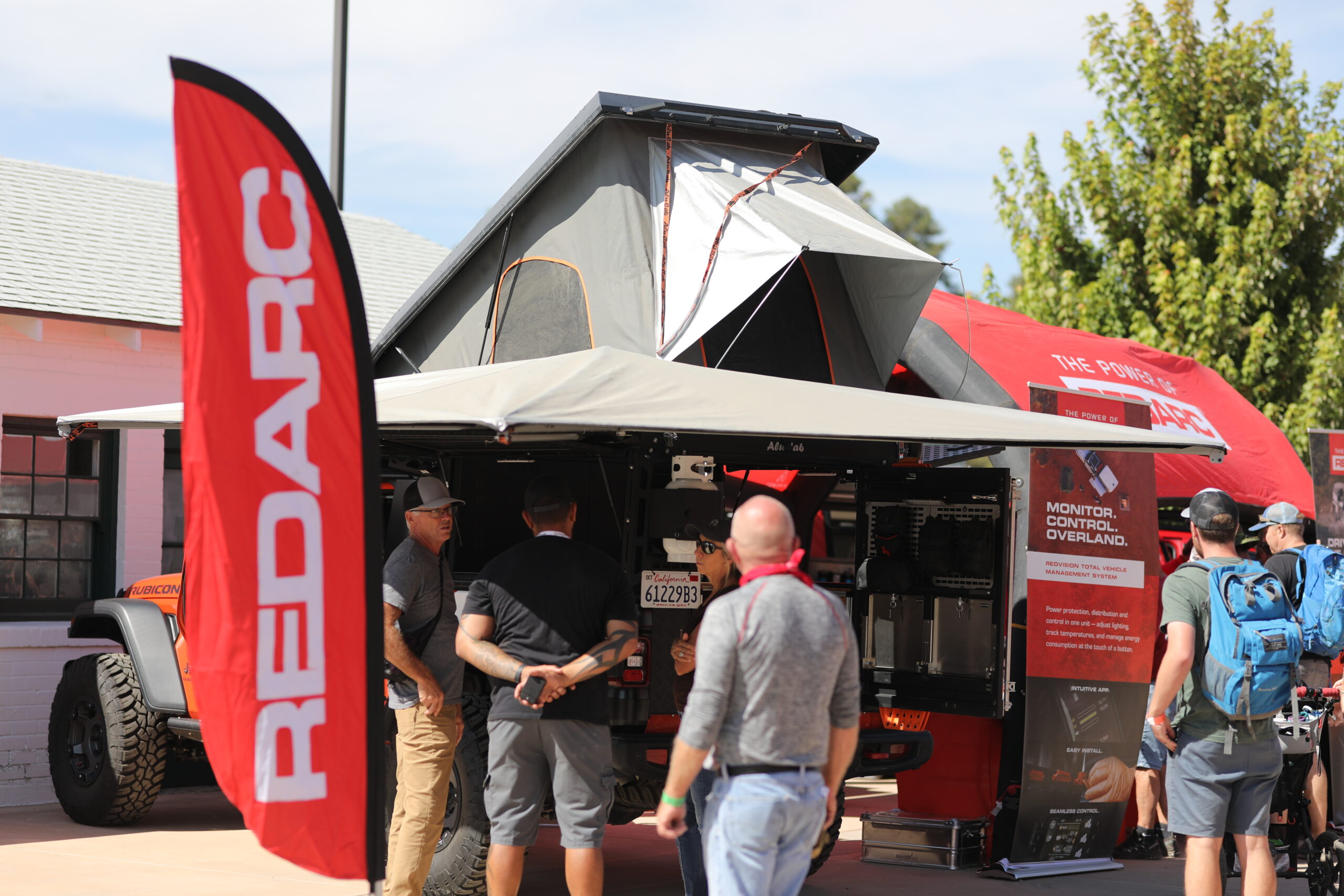 Redarc booth at Overland Expo West 2021