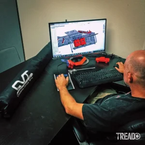 Bernhard working on Forged Active Cargo System
