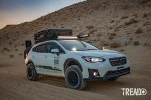 Andre added the right amount of lighting needed to find the perfect camp spot at night