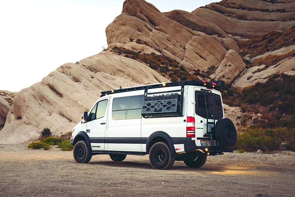 Brian Lau's 2018 4x4 diesel Mercedes Benz Sprinter