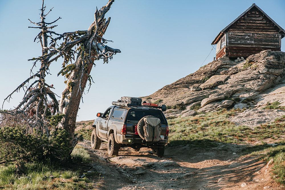 There's plenty of rear storage on the Tacoma.