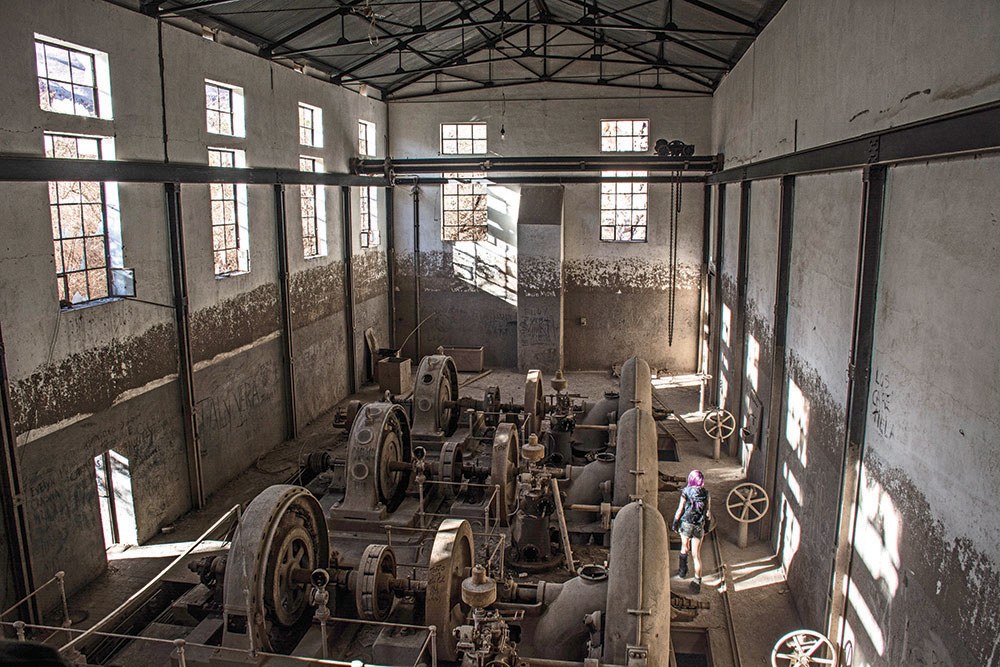 Abandoned dam in Chile. 