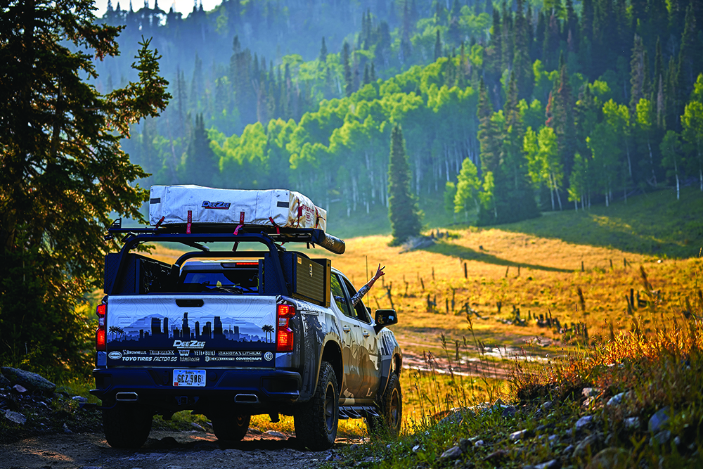 The Deezee Silverado in Utah's backcountry