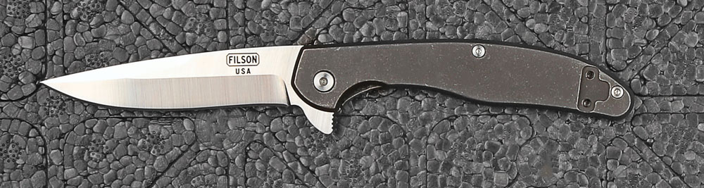 Titanium Flame Lock Knife