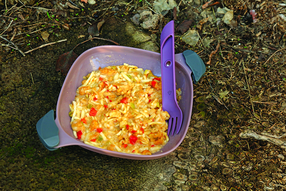 The Homestyle scramble is quire flavorful for a freeze-dried breakfast option. 