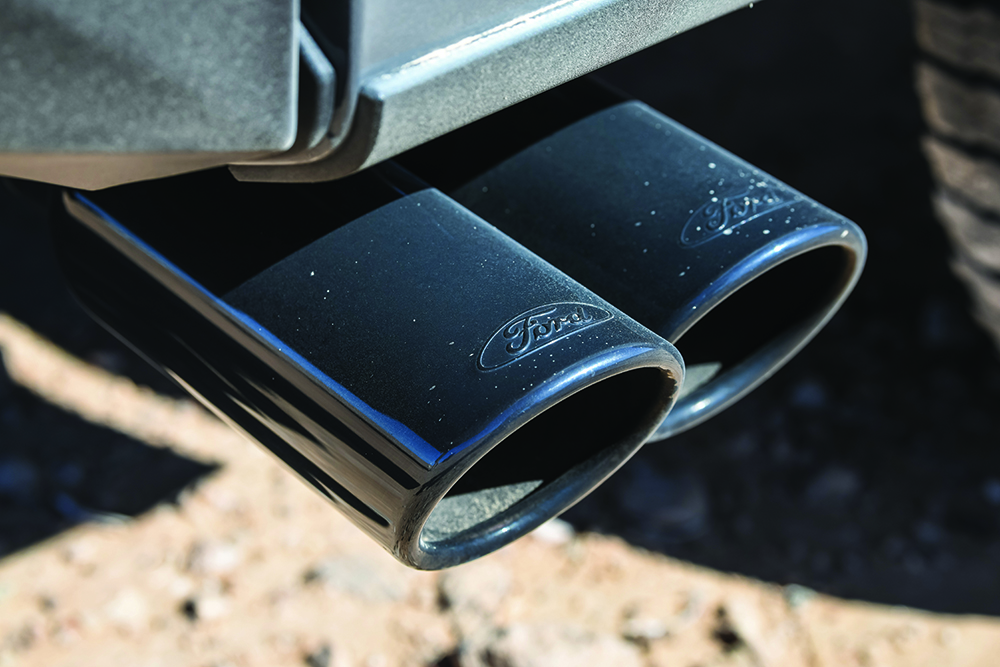 Ford Performance cat-back exhaust.