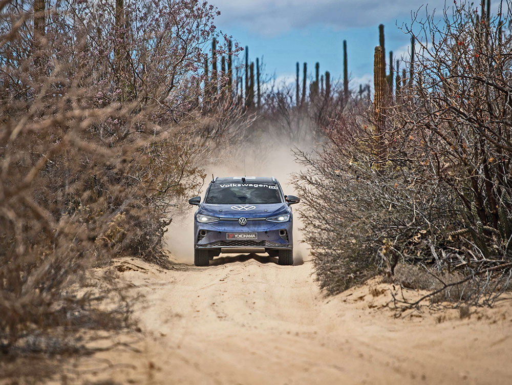 The 2021 Volkswagen rear-wheel-drive ID.4 EV 