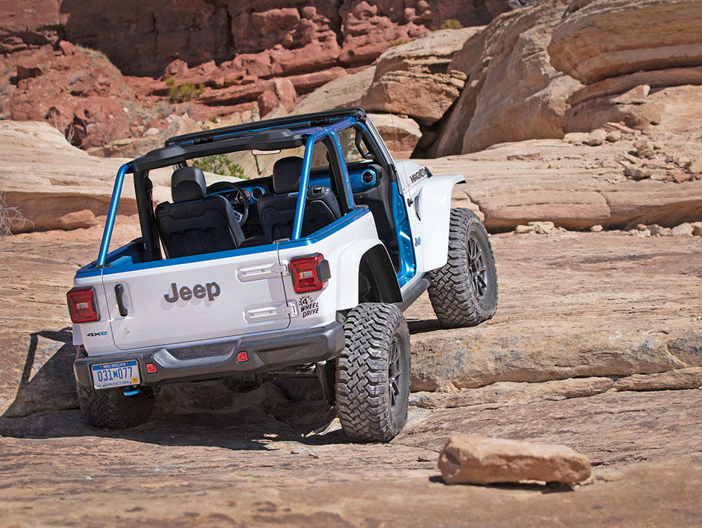 The 2021 Jeep Magneto EV off-roading concept 4x4