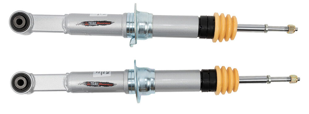 A pair of silver lift kit springs for Toyota vehicles.