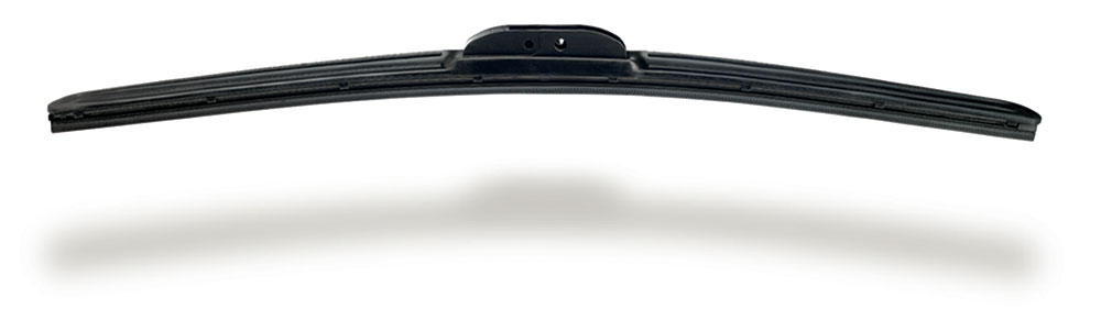 Scrubblade Platinum Wiper Blade, black on white background