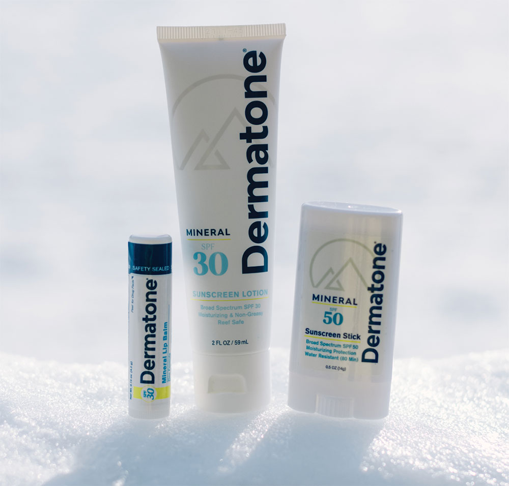 Dermatone/ Mineral Sunscreen Collection family gear 