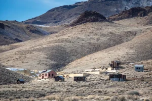 A bustling tungsten mine from the early 20th century