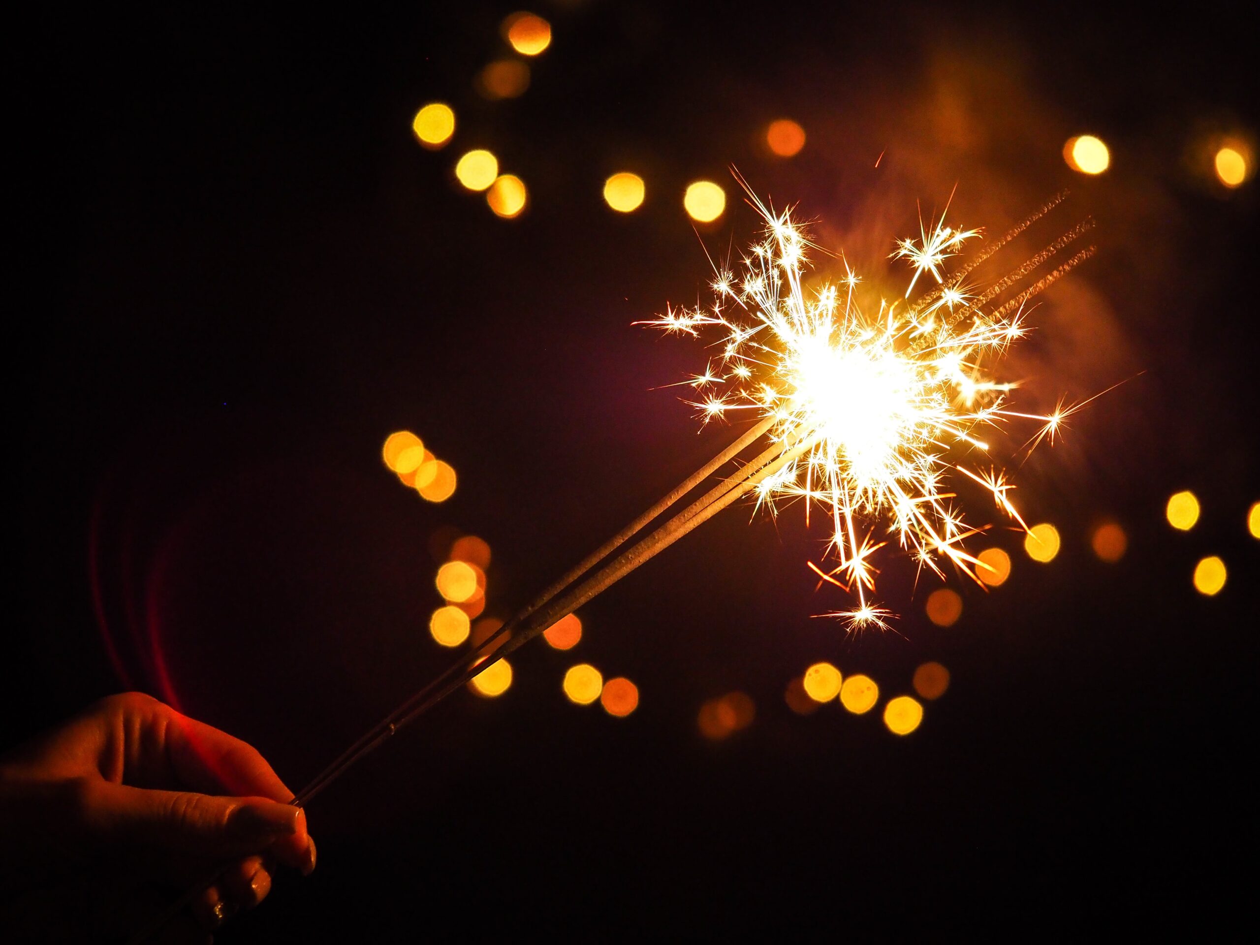 Person Holding a Sparklerr