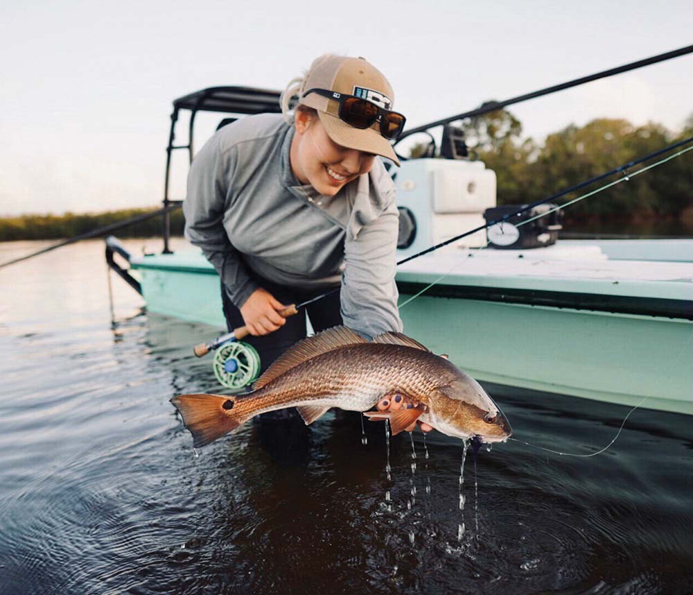 Vinoski catches the sought after Redfish
