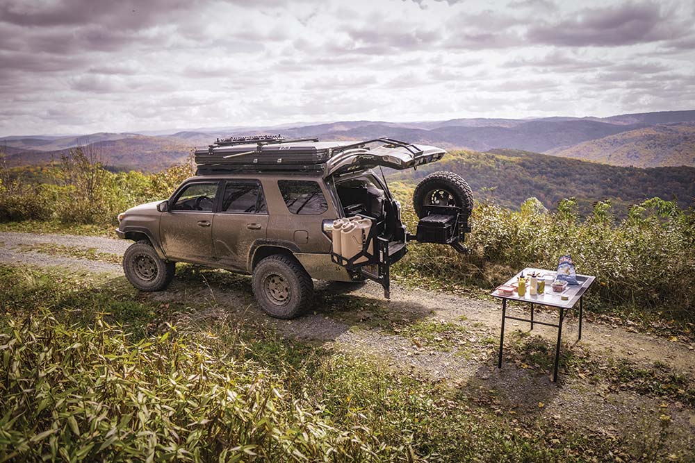 4Runner on a mountain road 