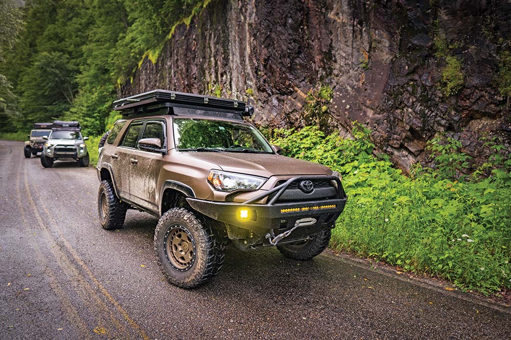 4runner on an asphalt road