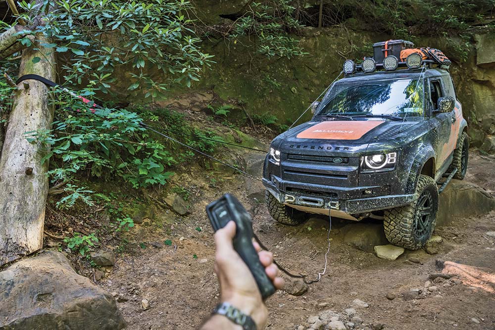 Land Rover off-roading