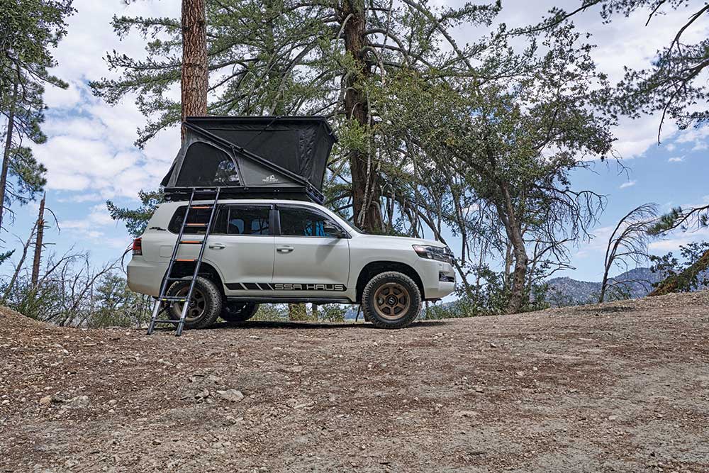 Tuff Stuff Overland Tent campsite setup 