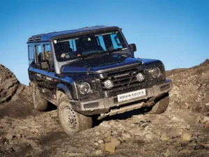 Armed with a permanent four-wheel drive and a Tremec two-speed transfer case the INEOS Grenadier