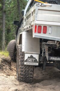 Summit Expedition Trucks also manufactures the rear fender flares to match the bed tray.